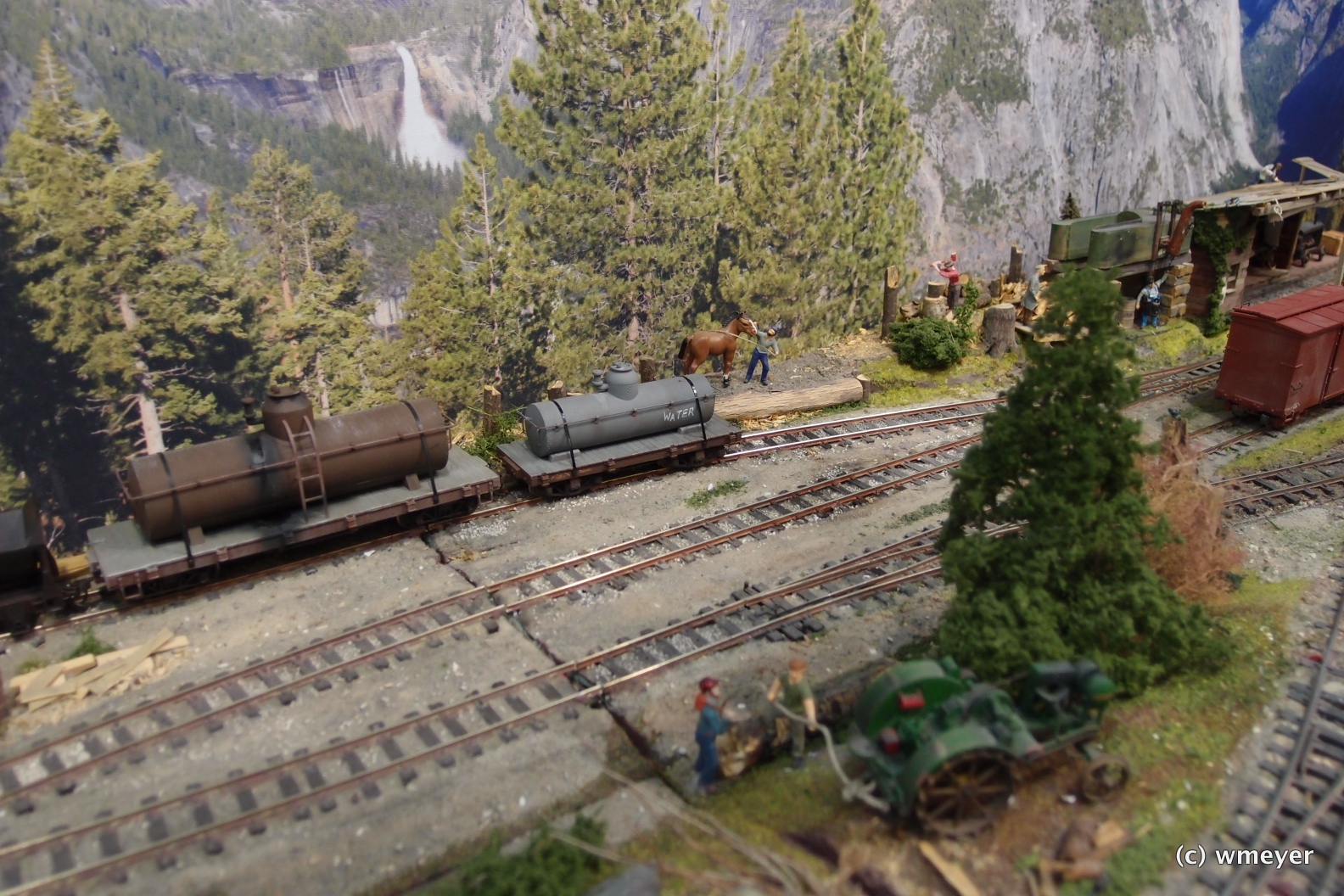 US-Modellbahn in 1:48