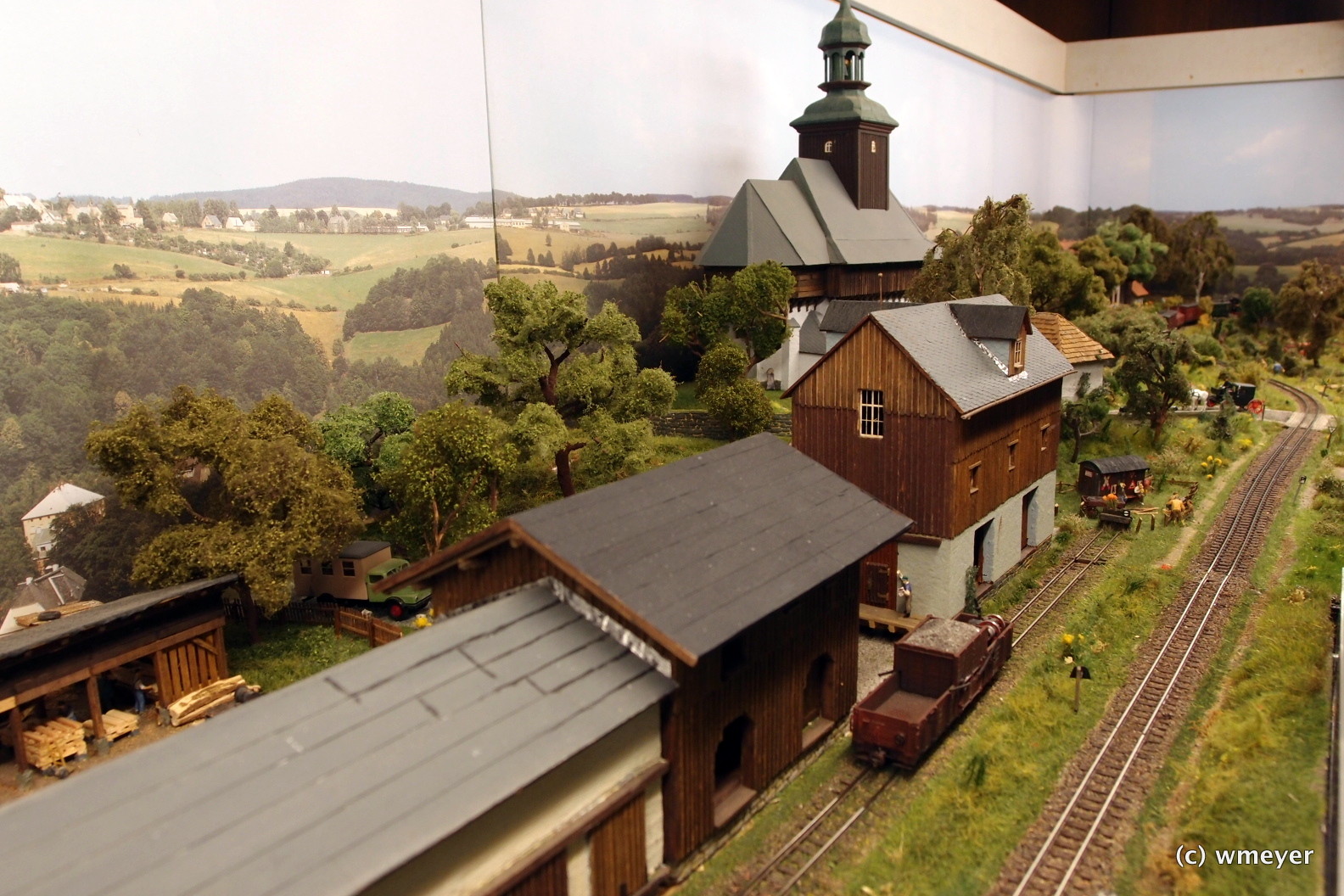 Bahnhof Dorfchemnitz /Sächsische Schmalspurbahn-HOe
