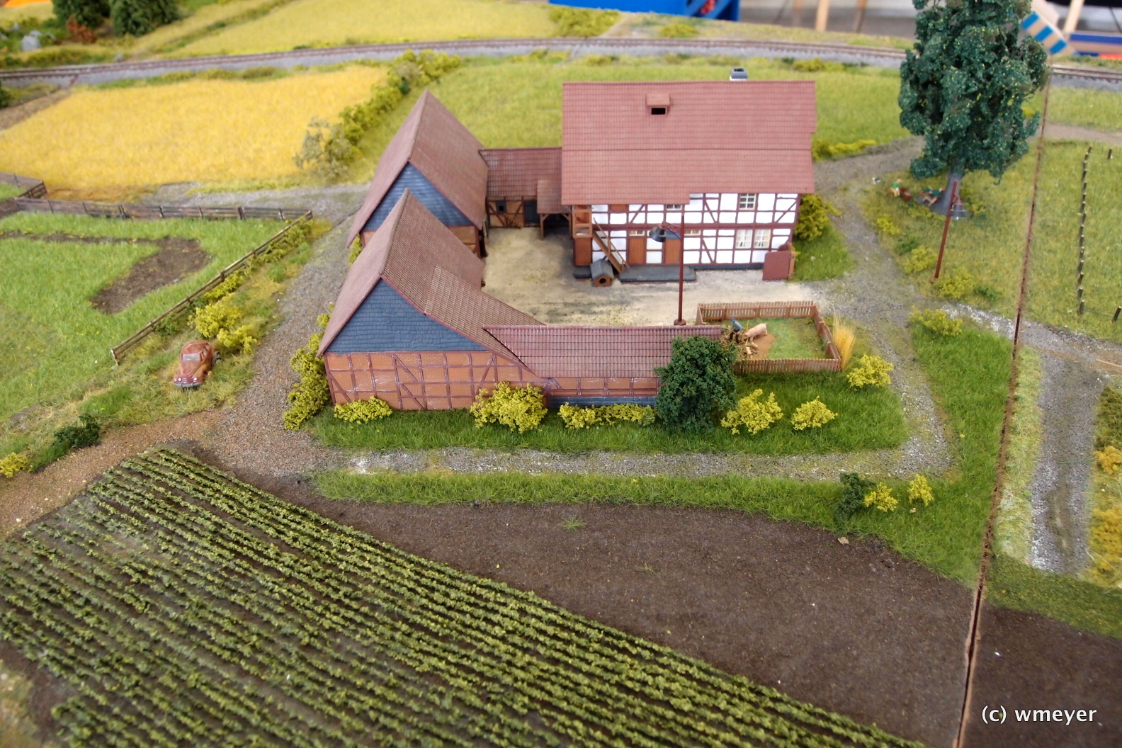 H0 Modellbahn nach Vorbild im Aufbau