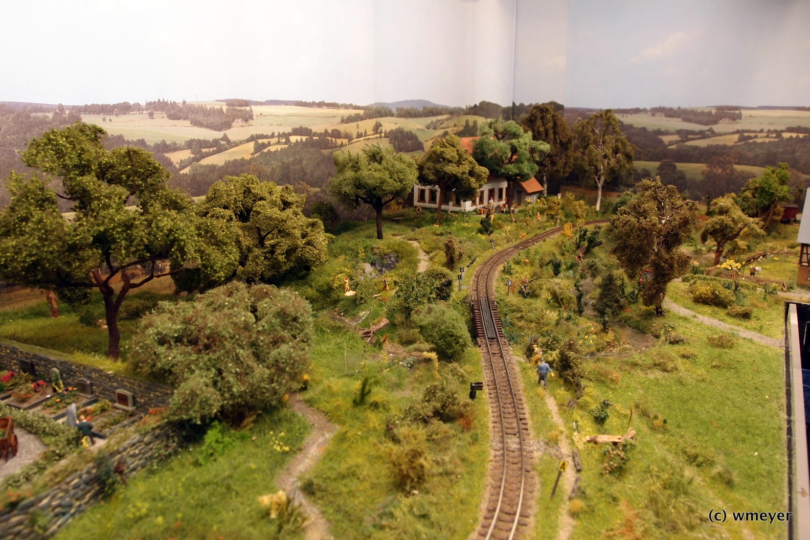 Bahnhof Dorfchemnitz /Sächsische Schmalspurbahn-HOe