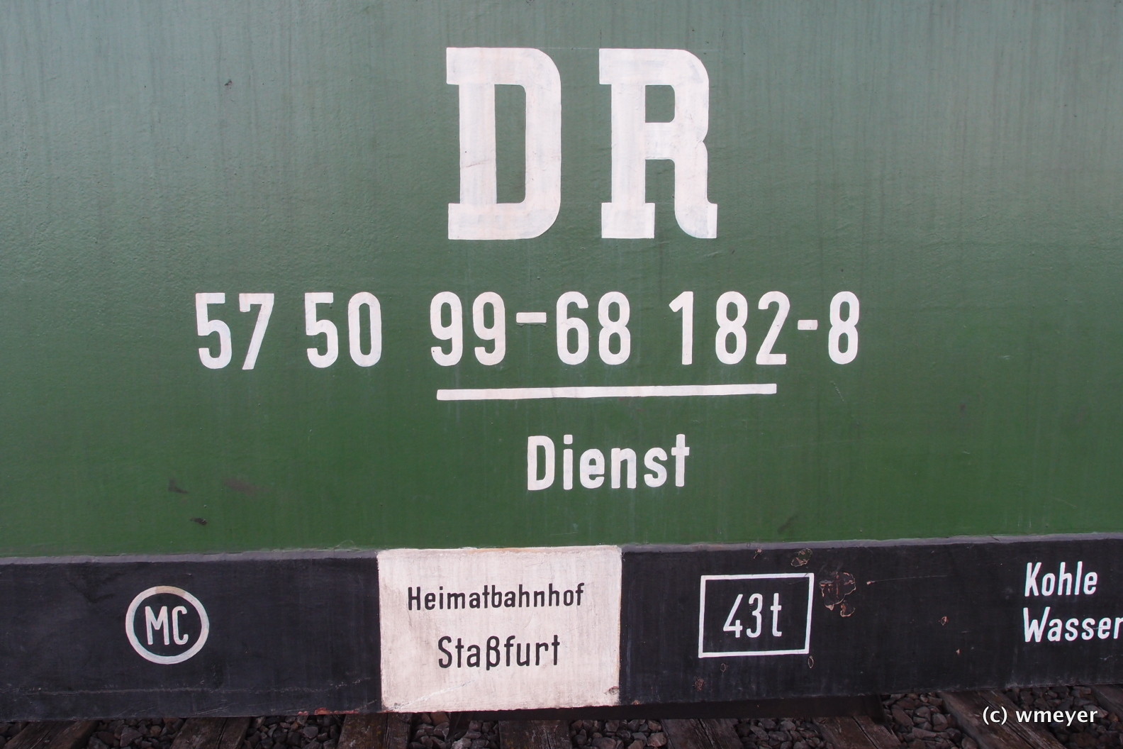Anschriftfeld Dienstwagen
