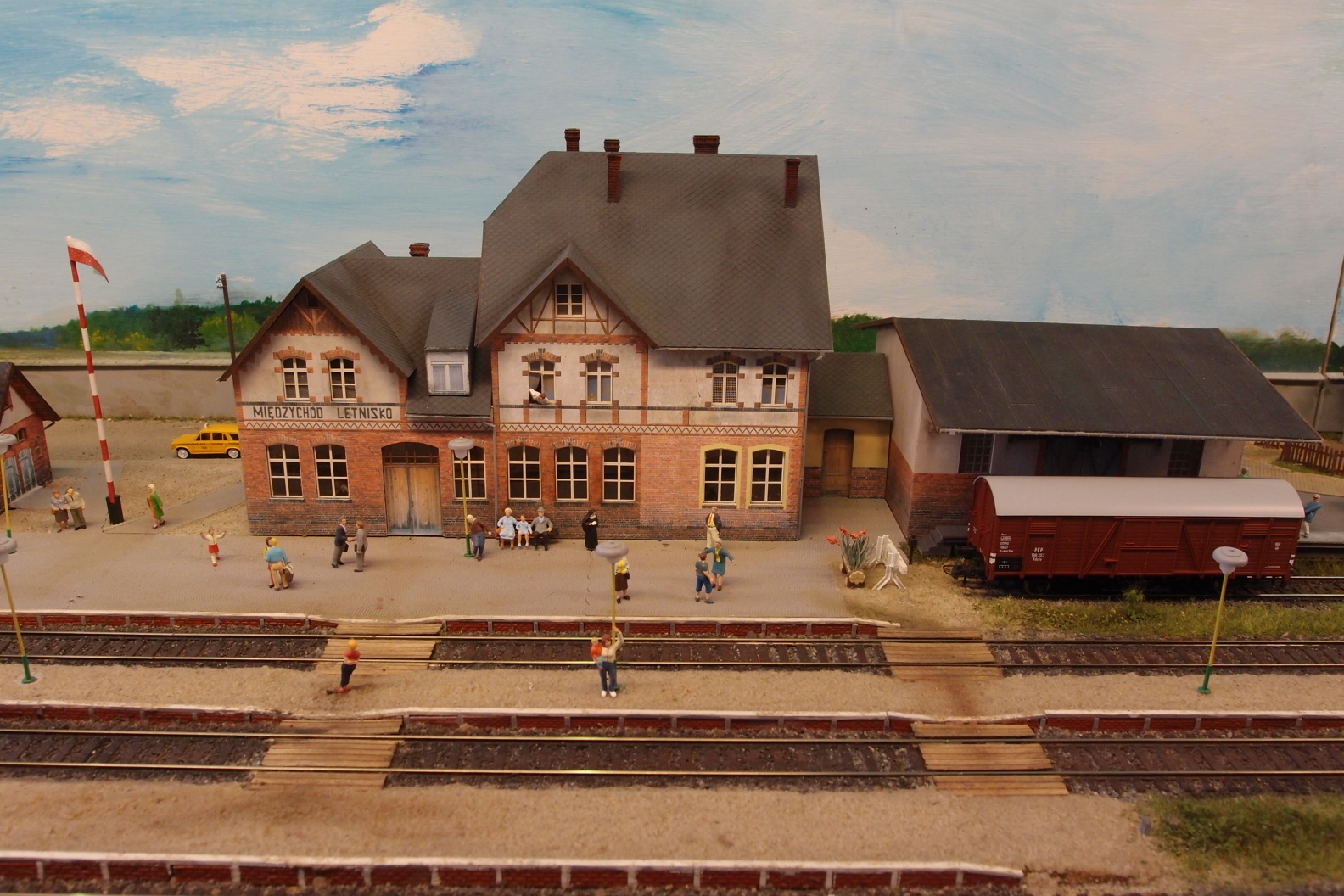 H0-Bahn eines polnischen Vereins