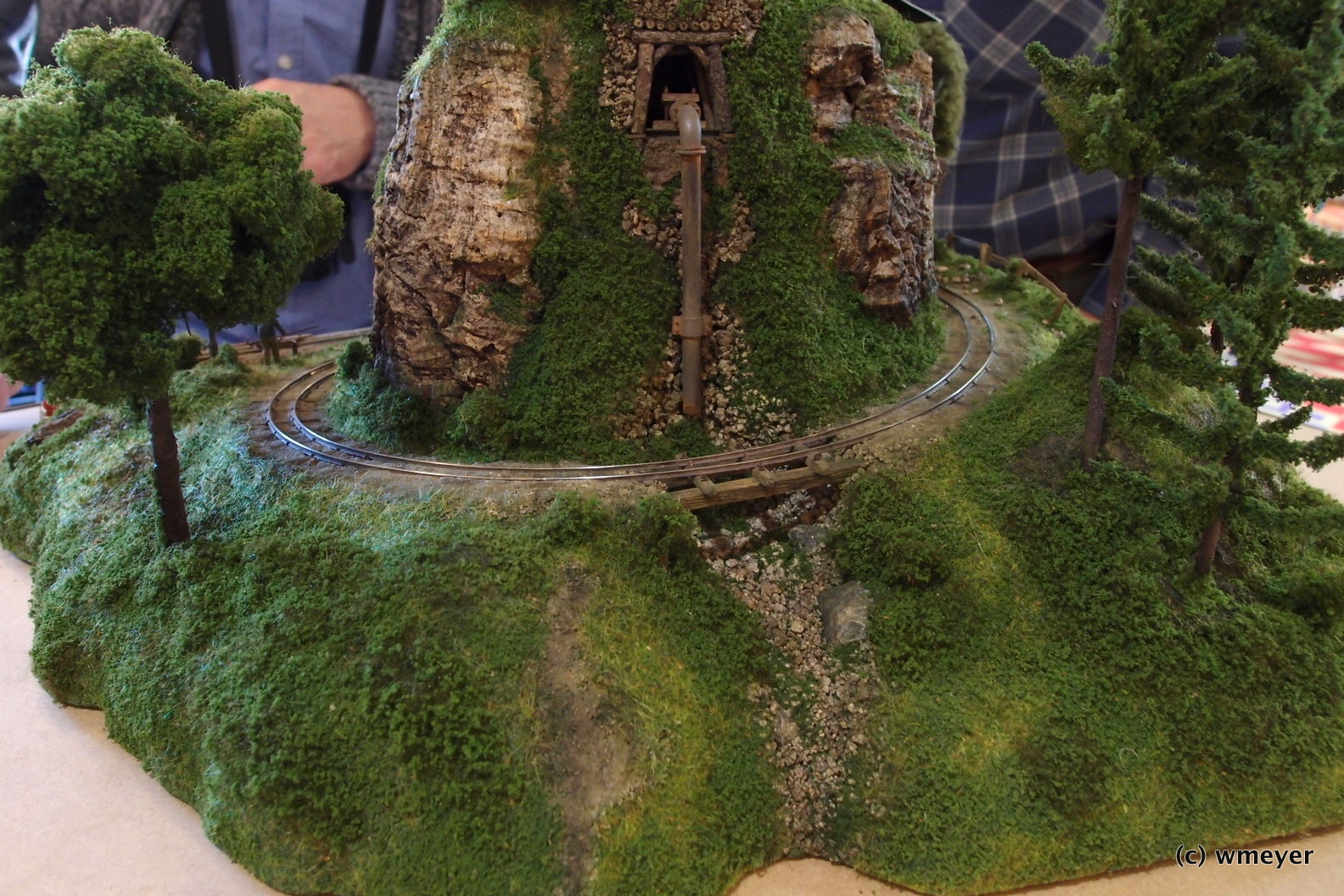 Mini Feldbahn Diorama in großer Spur