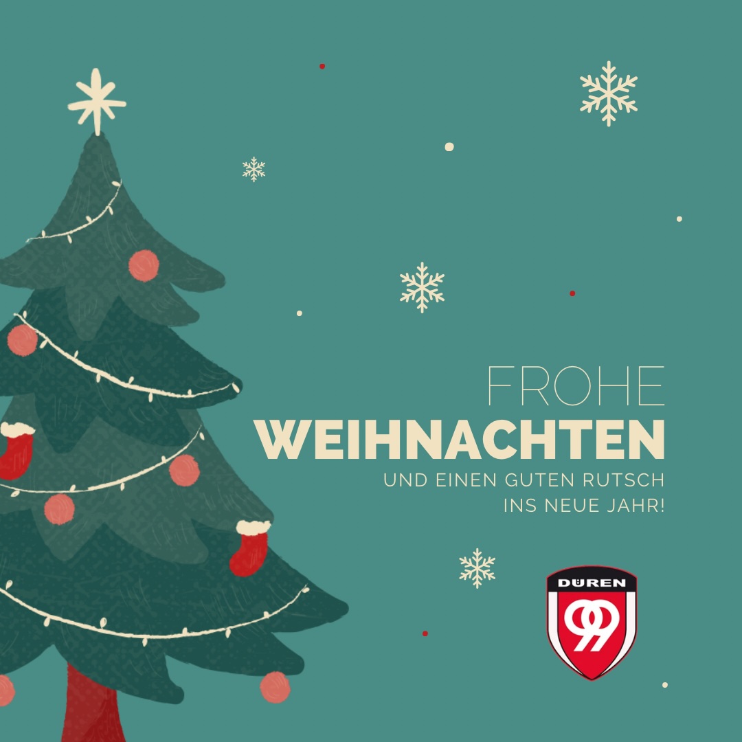 Weihnachtliche Grüße vom Handballverein Düren 99