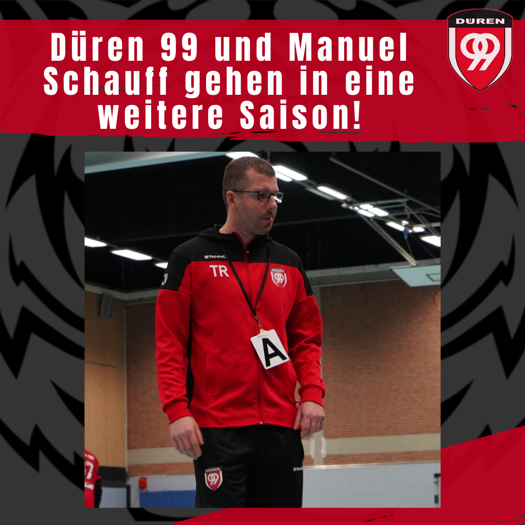 Manuel Schauff und Düren 99 gehen in die dritte gemeinsame Saison