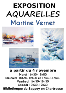 Expo Martine Vernet 4/11-03/01/2026 au sappey