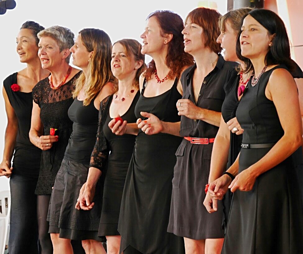 Frauenchor Intakt beim Fete de la Musique Weingarten