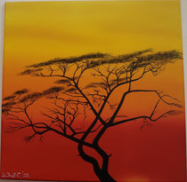 African sunset 1 (Prestudy) - Sold