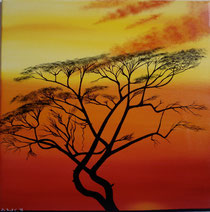 African sunset 10 - Sold