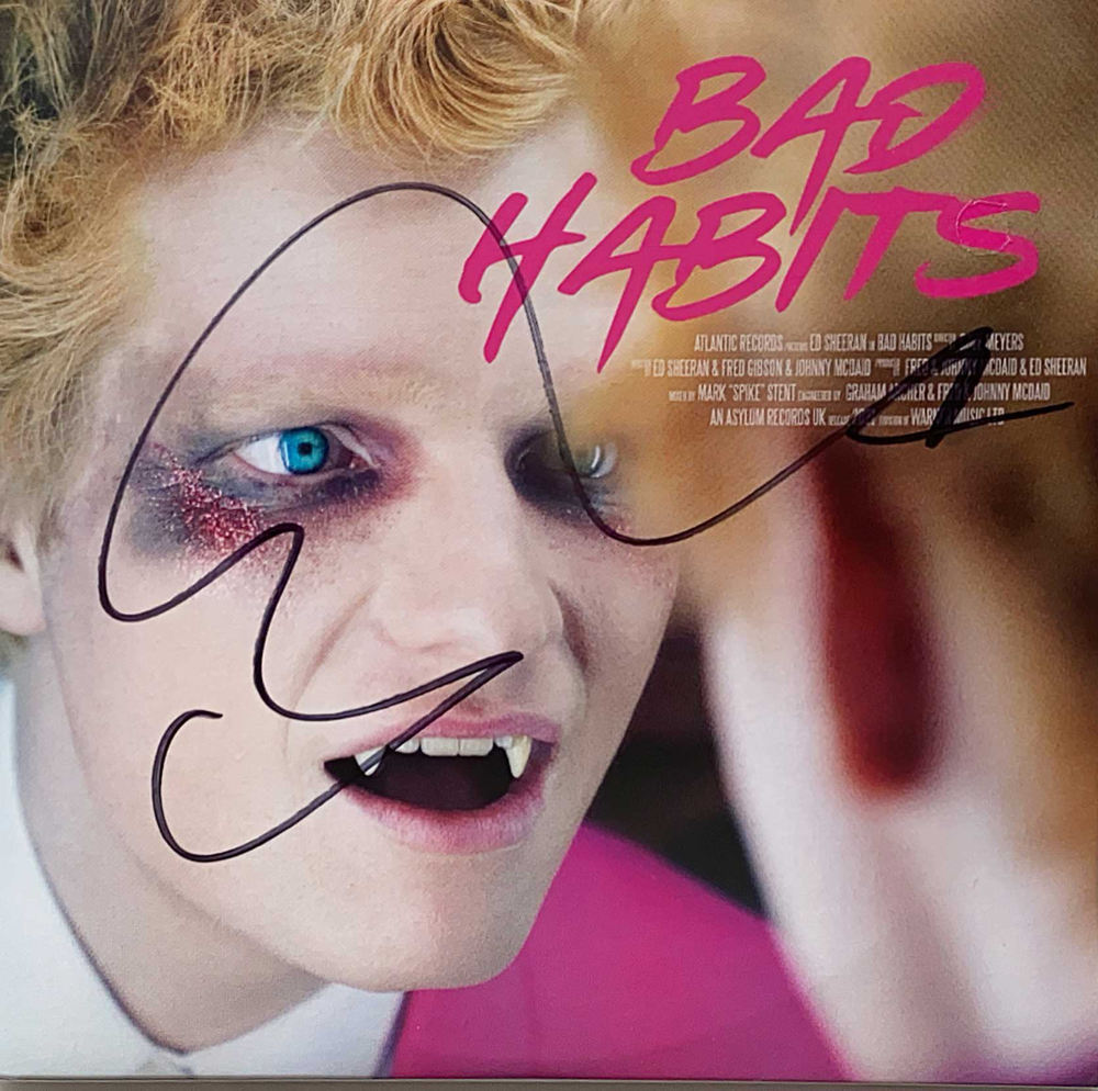 Autograph Ed Sheeran Autogramm
