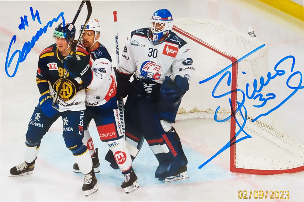 Autograph Simon Hrubec Autogramm