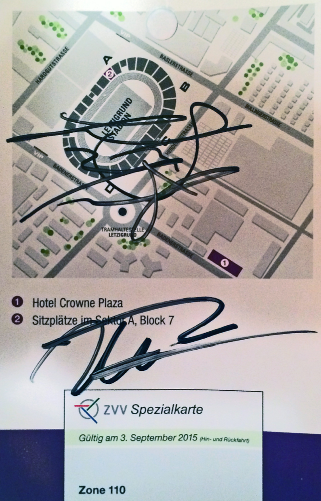 LaShawn Merritt Veronica Campell-Brown Autograph
