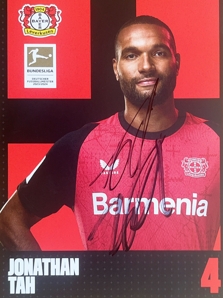 Autograph Jonathan Tah Autogramm