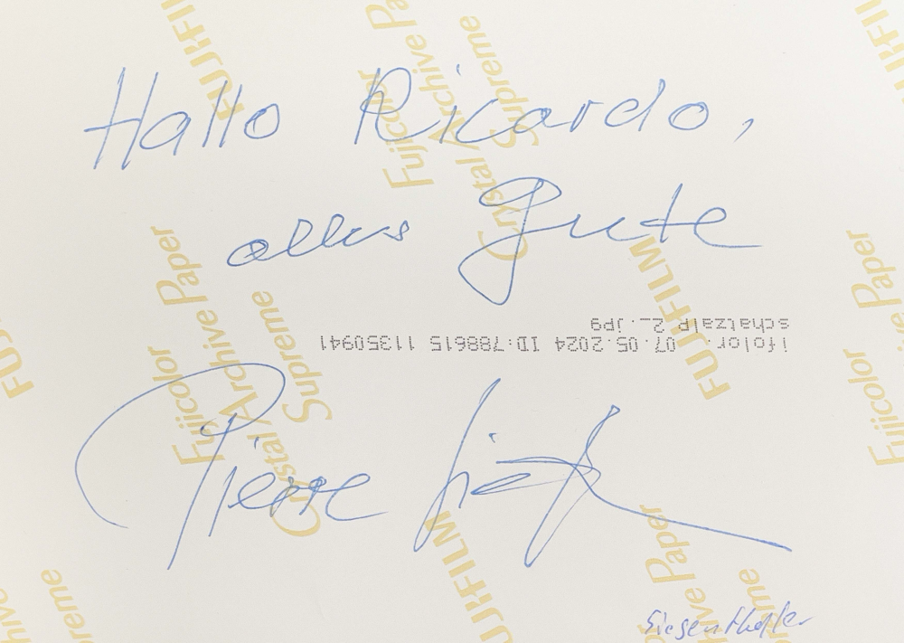 Autograph Pierre Siegenthaler Autogramm