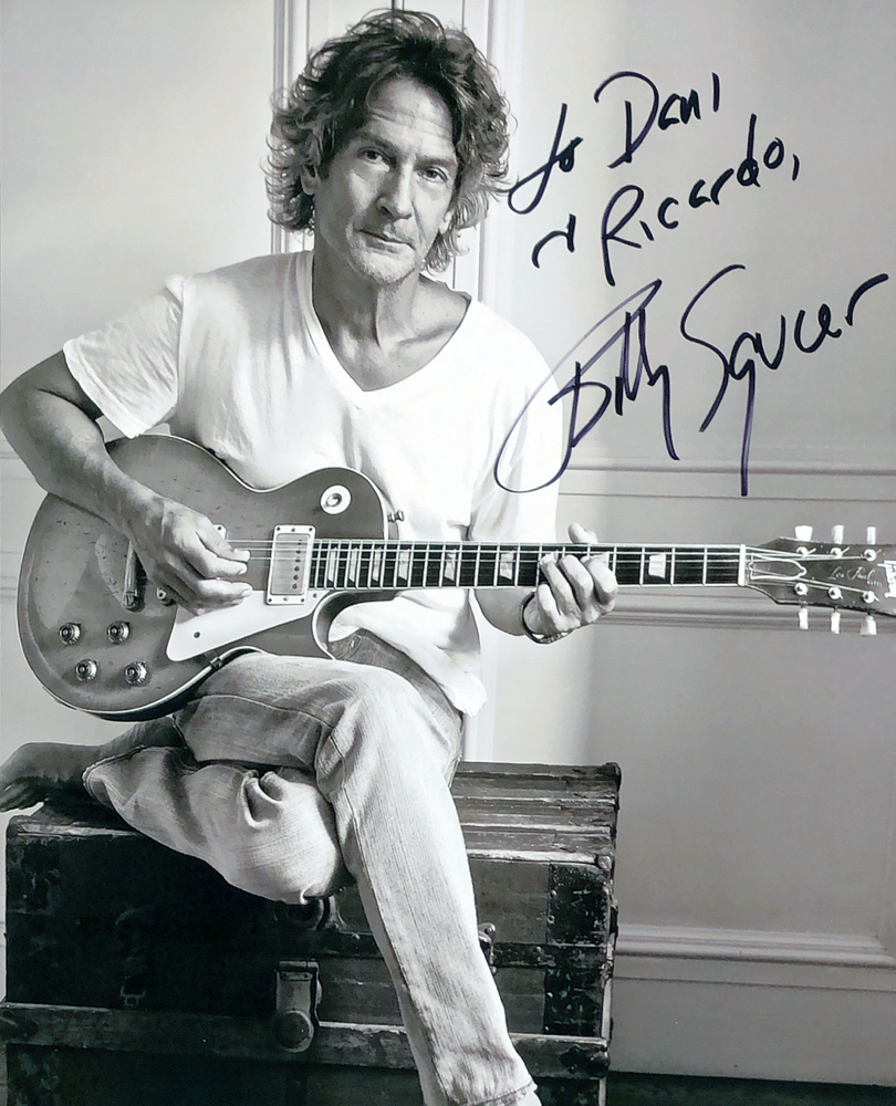 Autograph Billy Squier Autogramm