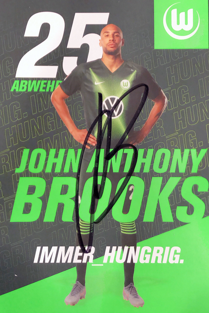 Autograph John Anthony Brooks Autogramm