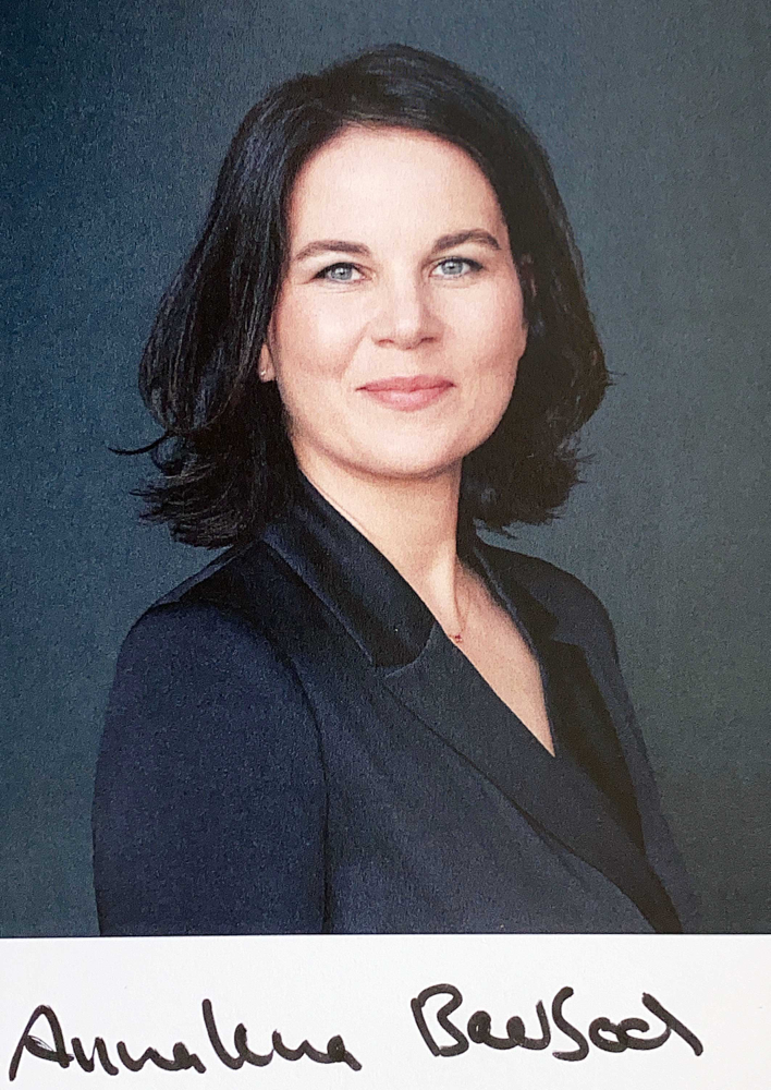 Autograph Annalena Baerbock Autogramm