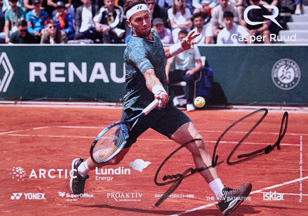 Autograph Casper Ruud Autogramm
