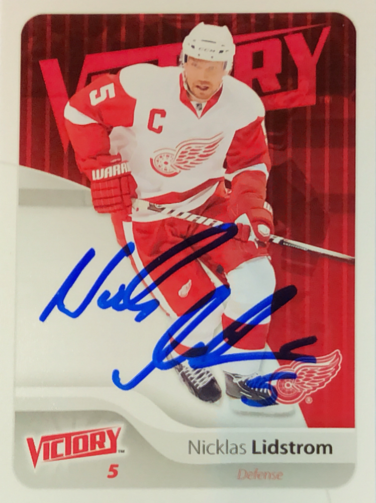 Autograph Nicklas Lidstrom Autogramm