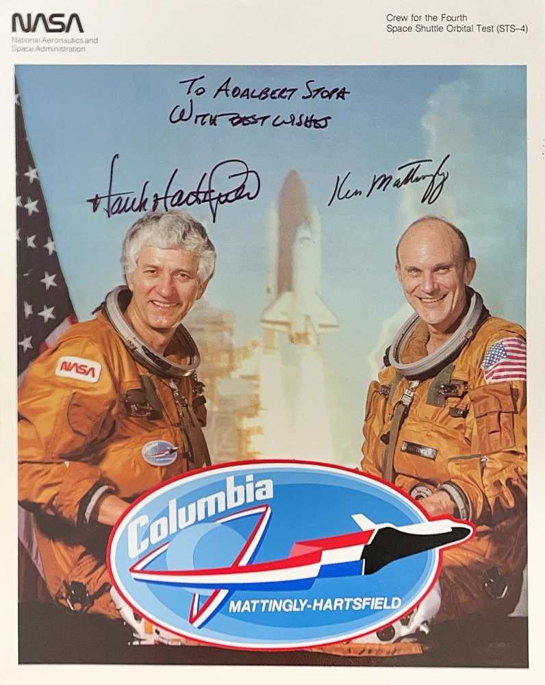 Ken Mattingly Autograph, Autogramm