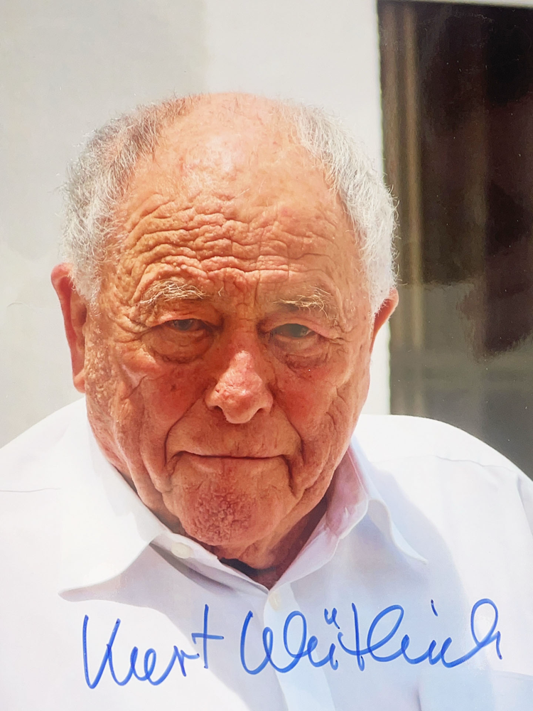 Autograph Kurt Wüthrich Autogramm