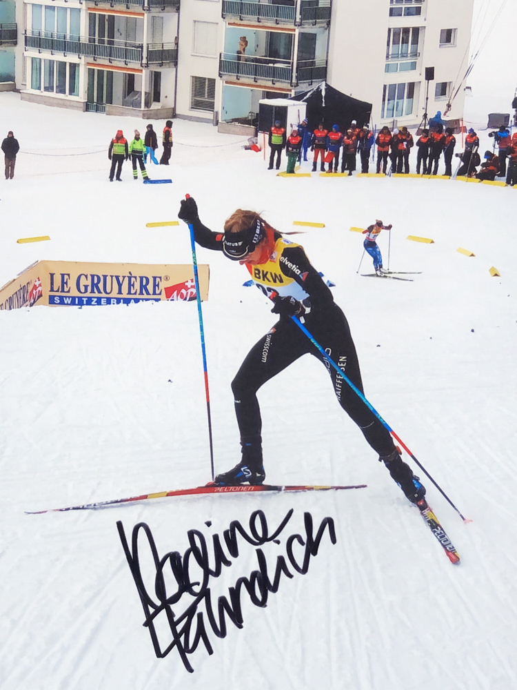 Autograph Nadine Fähndrich Autogramm