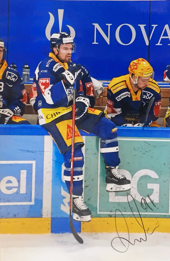 Autograph Anton Lander Autogramm