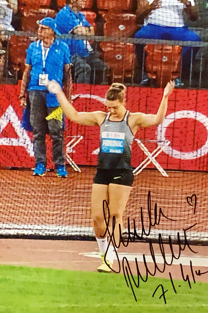 Autograph Sandra Perkovic Autogramm