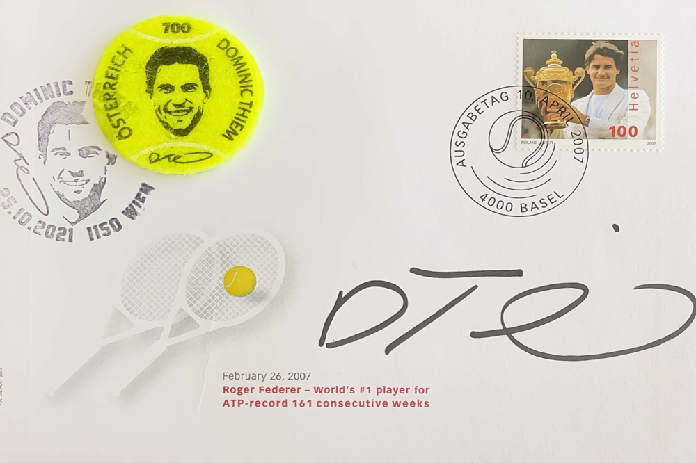 Autograh Dominic Thiem Autogram m