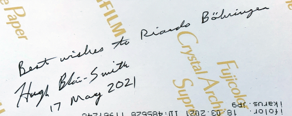Autograph Hugh Blair-Smith Autogramm