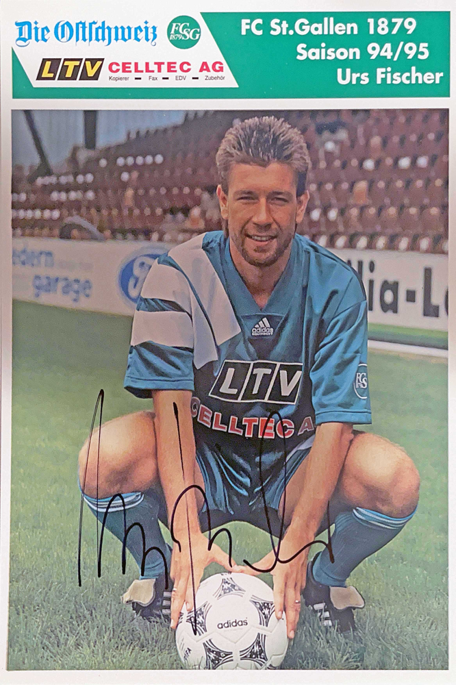 Autograph Urs Fischer Autogramm