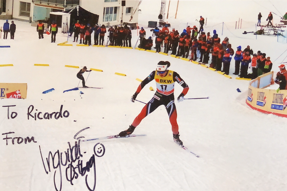 Autograph Ingvild Flugstad Autogramm