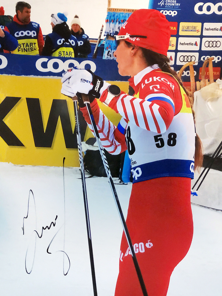 Autograph Natalya Nepryayeva Autogramm