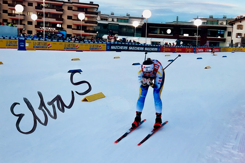 Ebba Stenman, Sweden, Photo Davos 14.12.2026 Teamsprint, Autograph by Mail