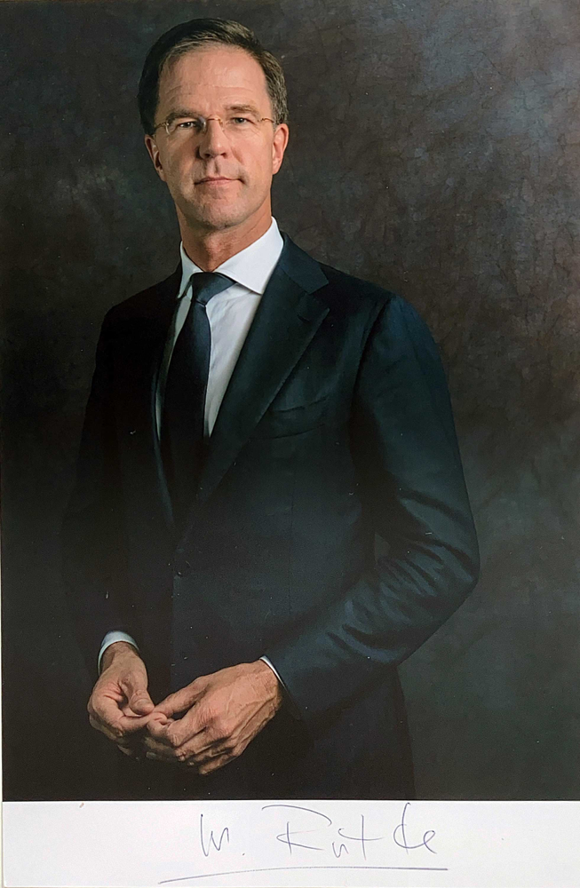 Autograph Mark Rutte Autogramm