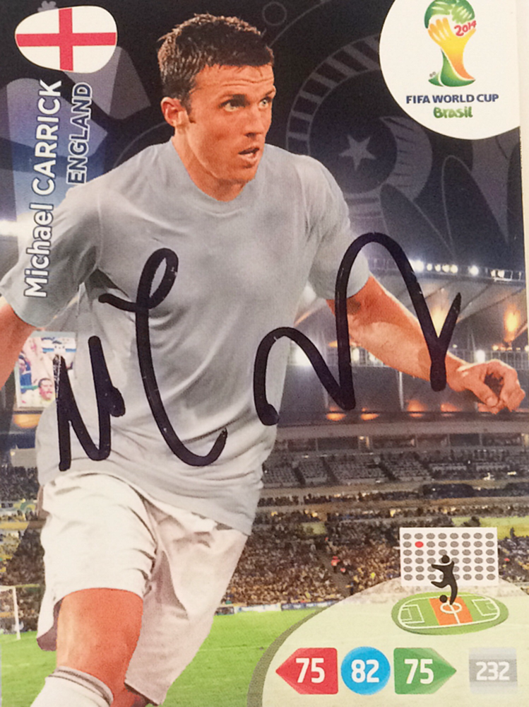 Michael Carrick Autograph Autogramm