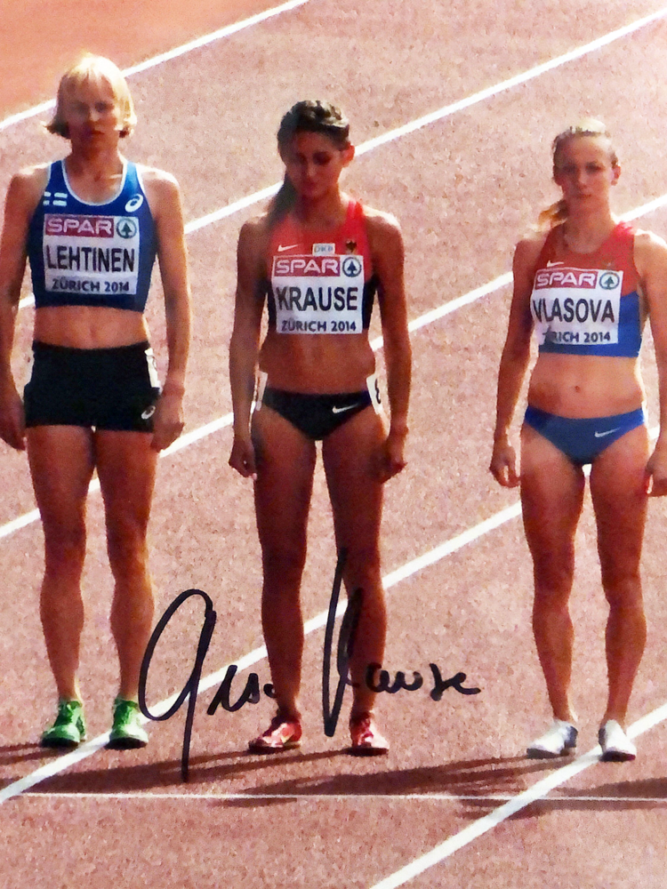 Autograph Geza Felicitas Krause Autogramm
