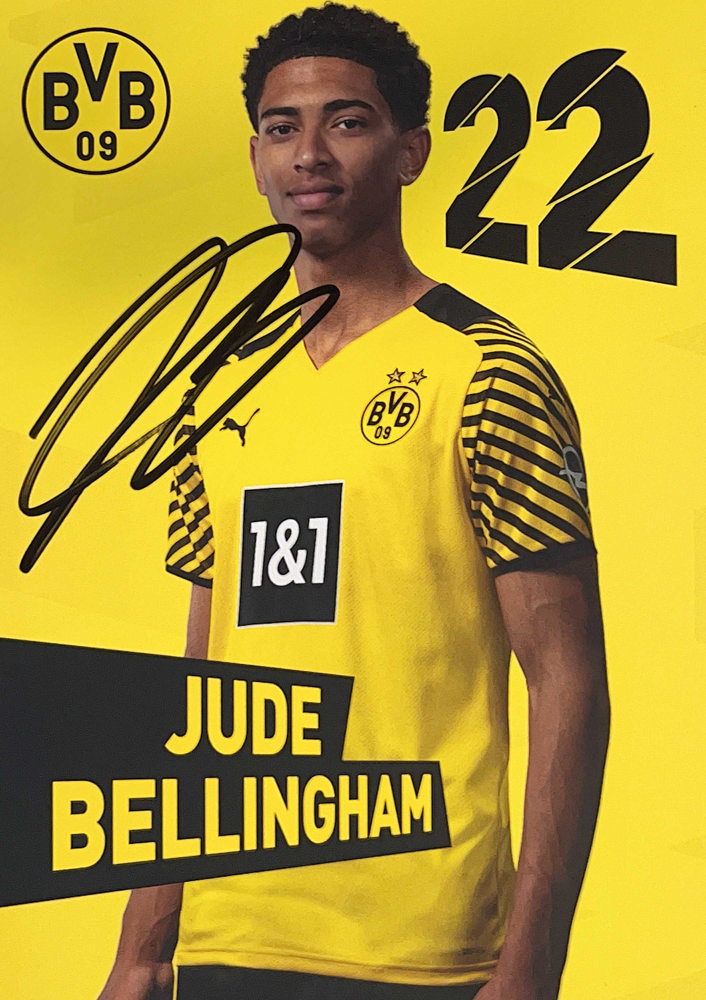 Autograph Jude Bellingham Autogramm