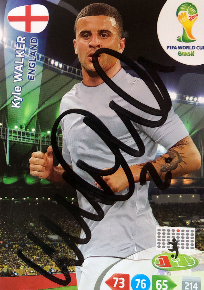 Autograph Kyle Walker Autogramm