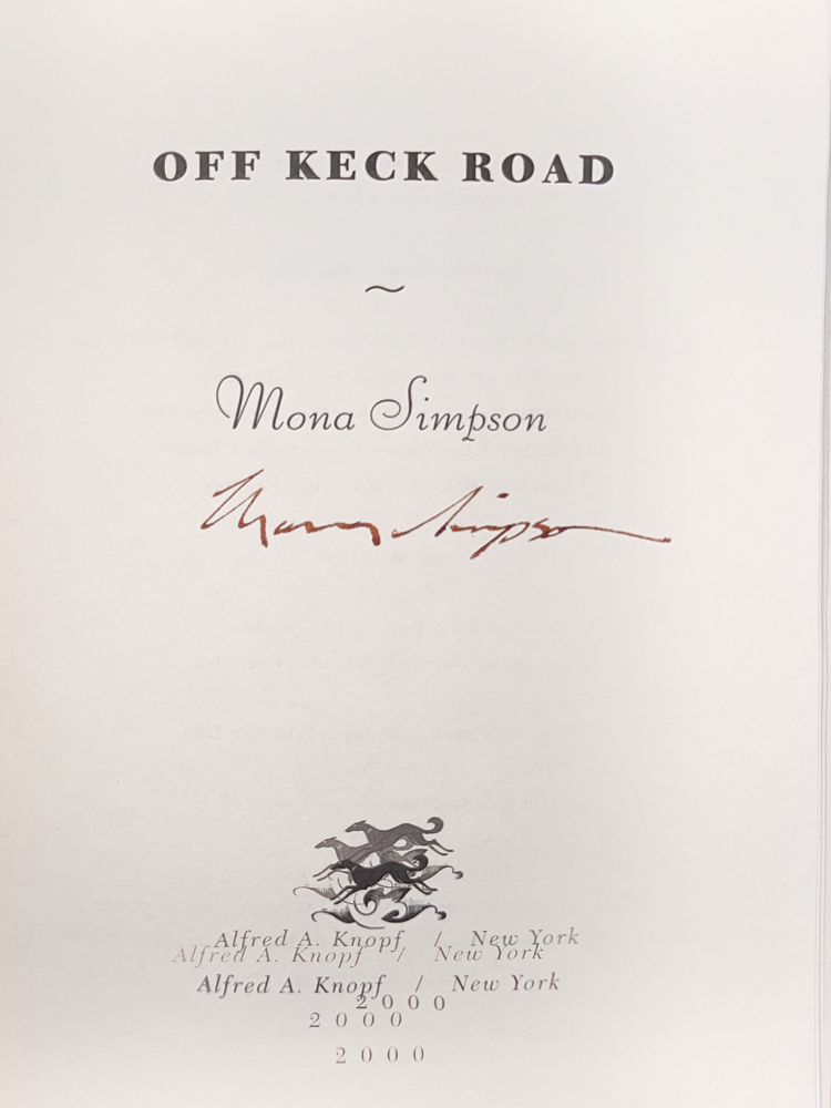 Mona Simpson, US Author, released 6 novels, won the Whiting award and the Literature Award from the American Academy of Arts and Letters, sister of Apple’s co-founder Steve Jobs, book bought