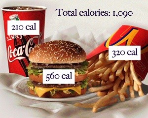 too many calories in, little calories out