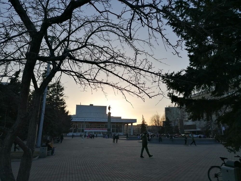 Hauptplatz Krasnoyarsk 