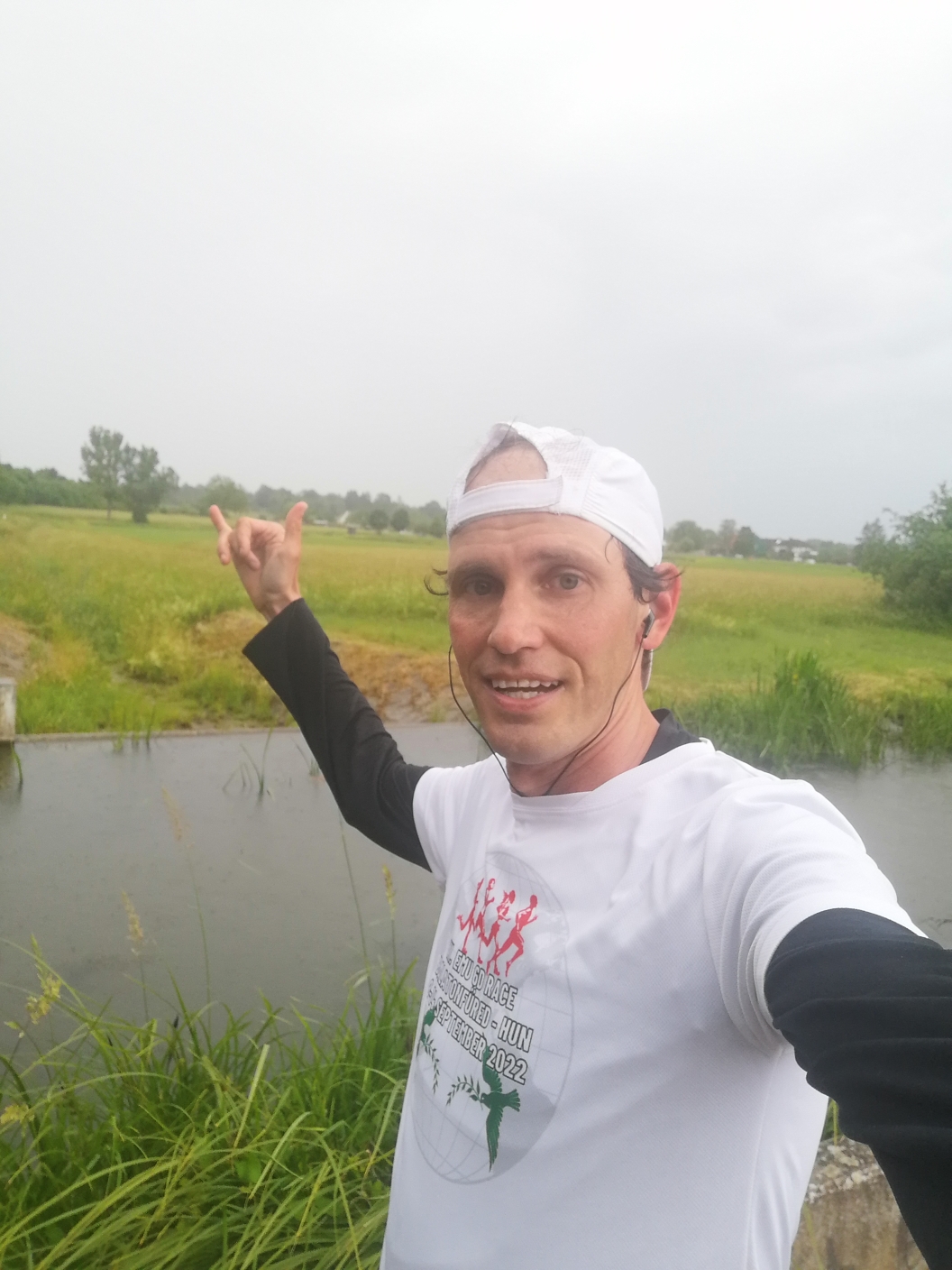 40km Regen Trainingslauf durch Mittelhessen