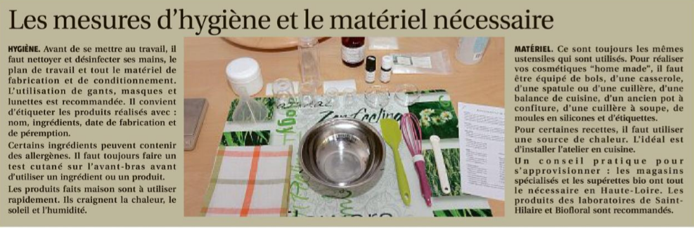 atelier cosmétique au puy-en-velay