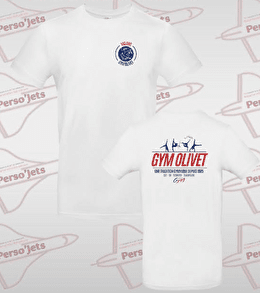 T-shirt officiel Gym Olivet - 8€ (taille 7 ans à L)