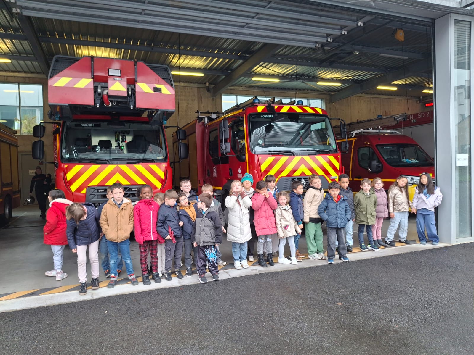 Sortie scolaire à la caserne - 10 avril