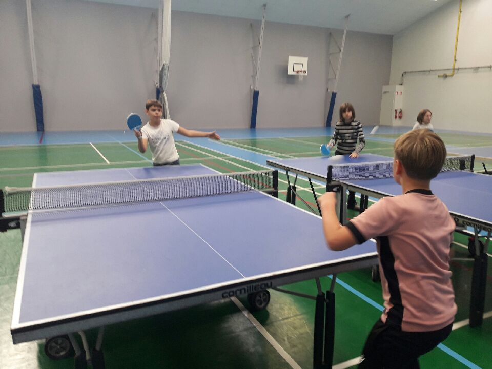 CM2 initiation au tennis de table