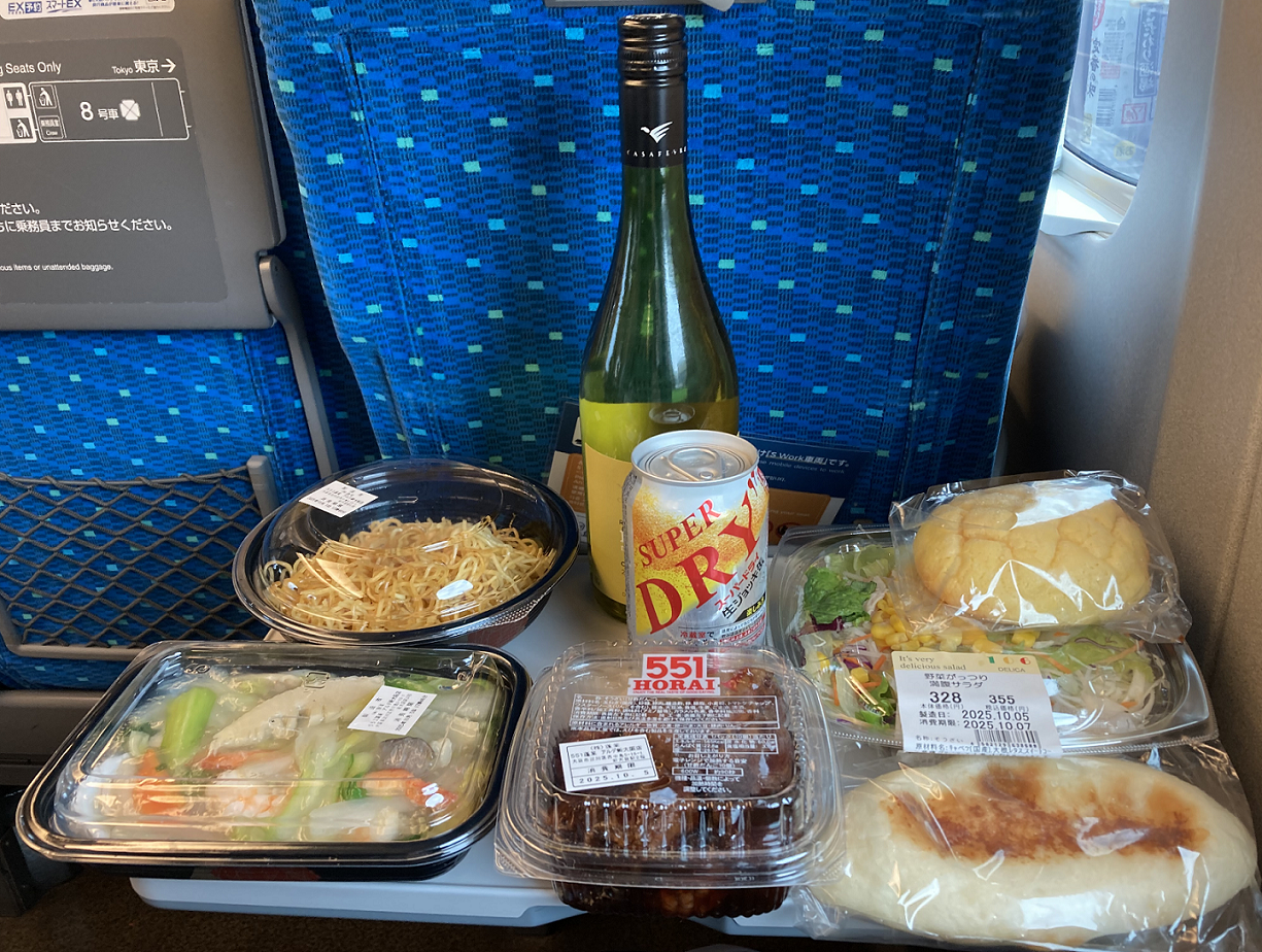 新幹線居酒屋でビシッと（大阪）