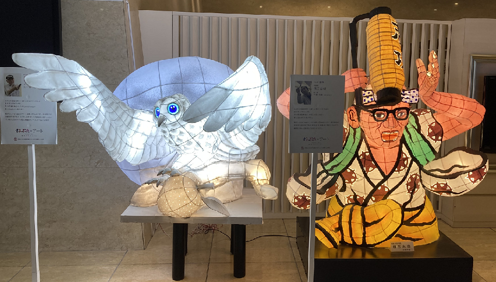 ねぶたアート（青森市内）