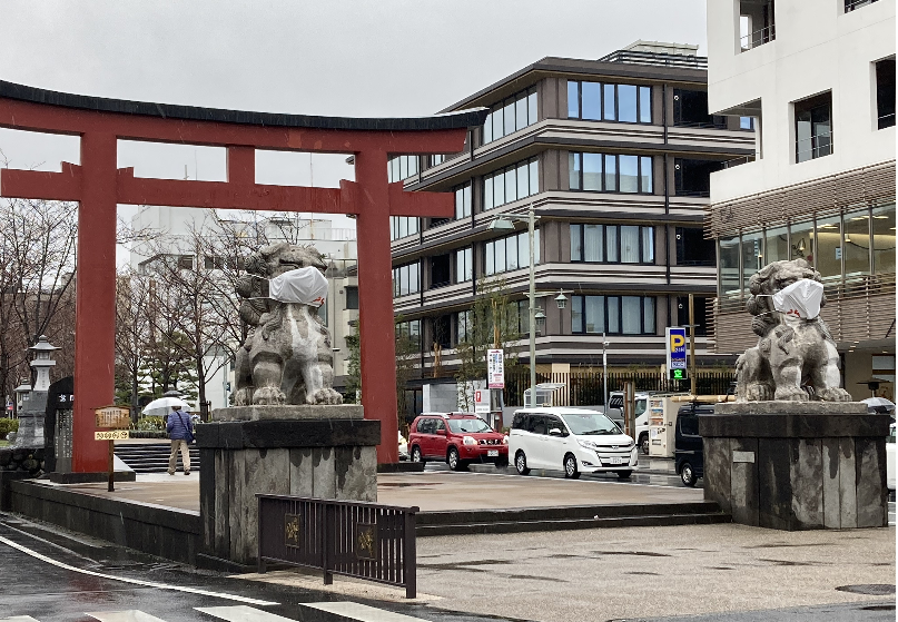 お彼岸だというのに雪（鎌倉だより）